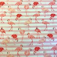 Hilco Baumwollstoff Niva Flamingo - rosa